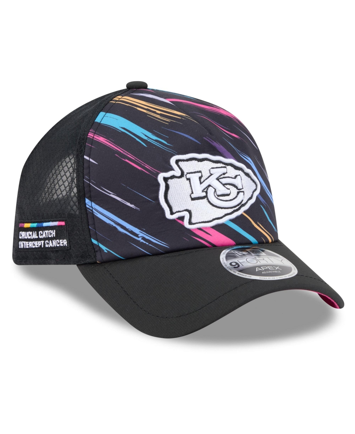 New Era Men's Black Kansas City Chiefs 2026 Nfl Crucial Catch 9FORTY Apex Adjustable Hat - Black