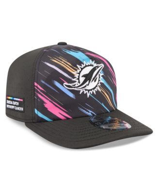 Men's Black Miami Dolphins 2026 NFL Crucial Catch 19TWENTY Adjustable Hat