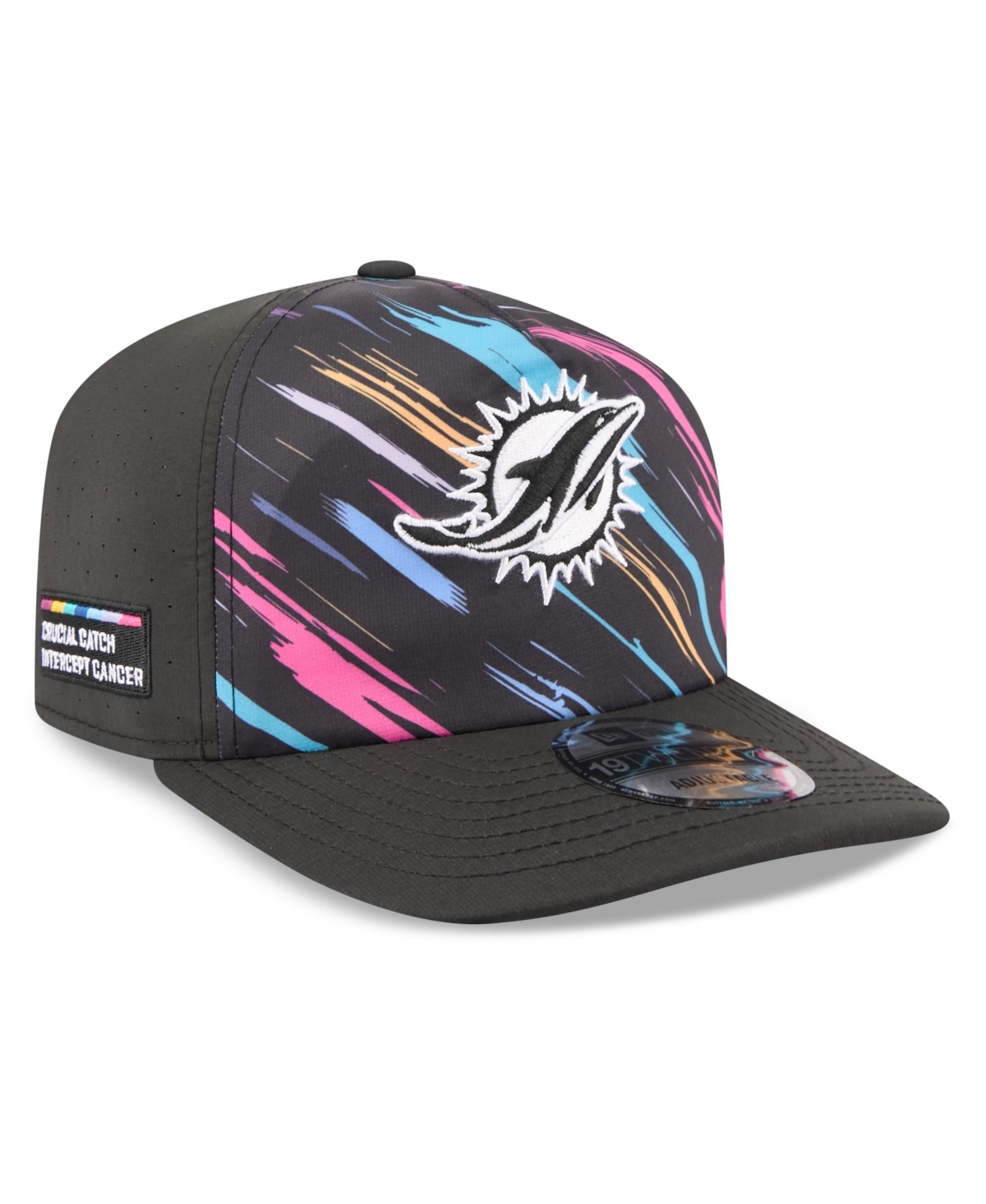 New Era Men's Black Miami Dolphins 2026 Nfl Crucial Catch 19TWENTY Adjustable Hat - Black