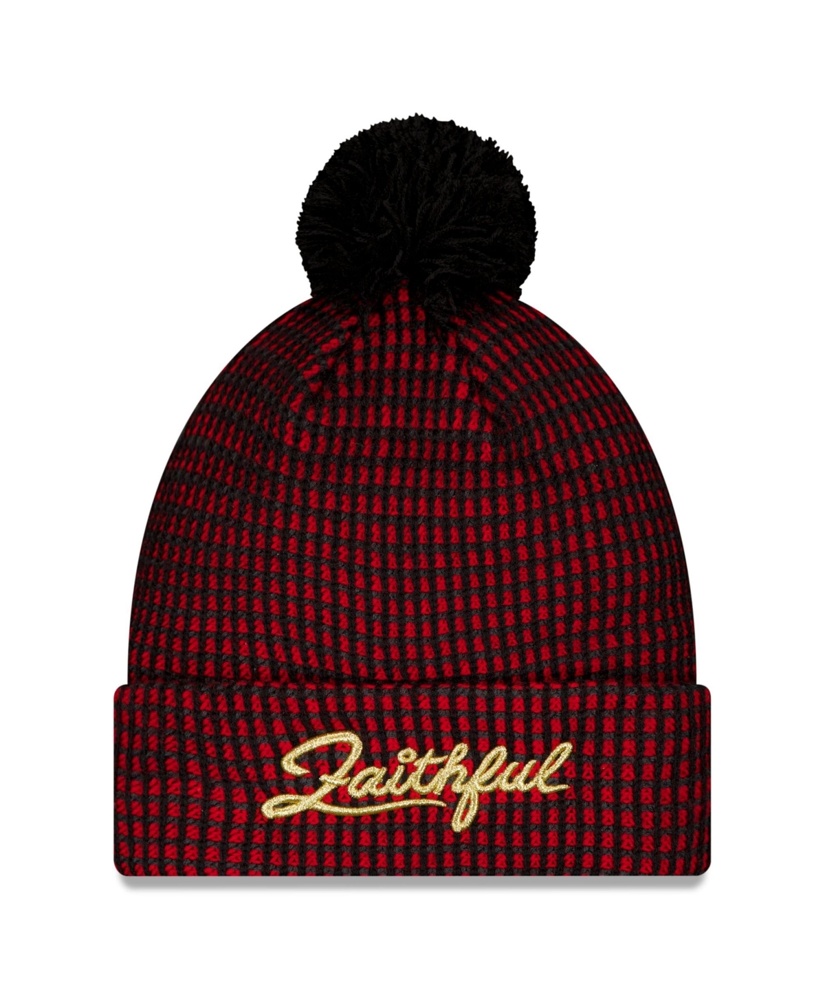 New Era Men's Scarlet San Francisco 49ers Rivalries Collection Cuffed Knit Hat - Scarlet