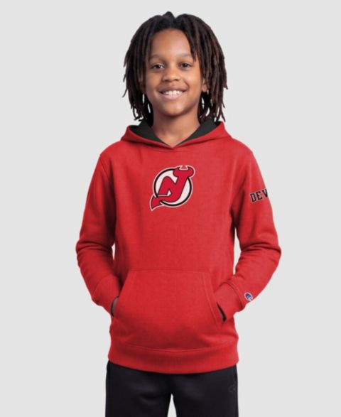 Детское худи Champion Scarlet New Jersey Devils Fleece