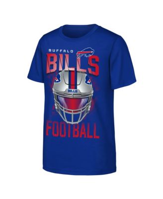 Big Boys' and Girls' Royal Buffalo Bills Full Gear T-Shirt