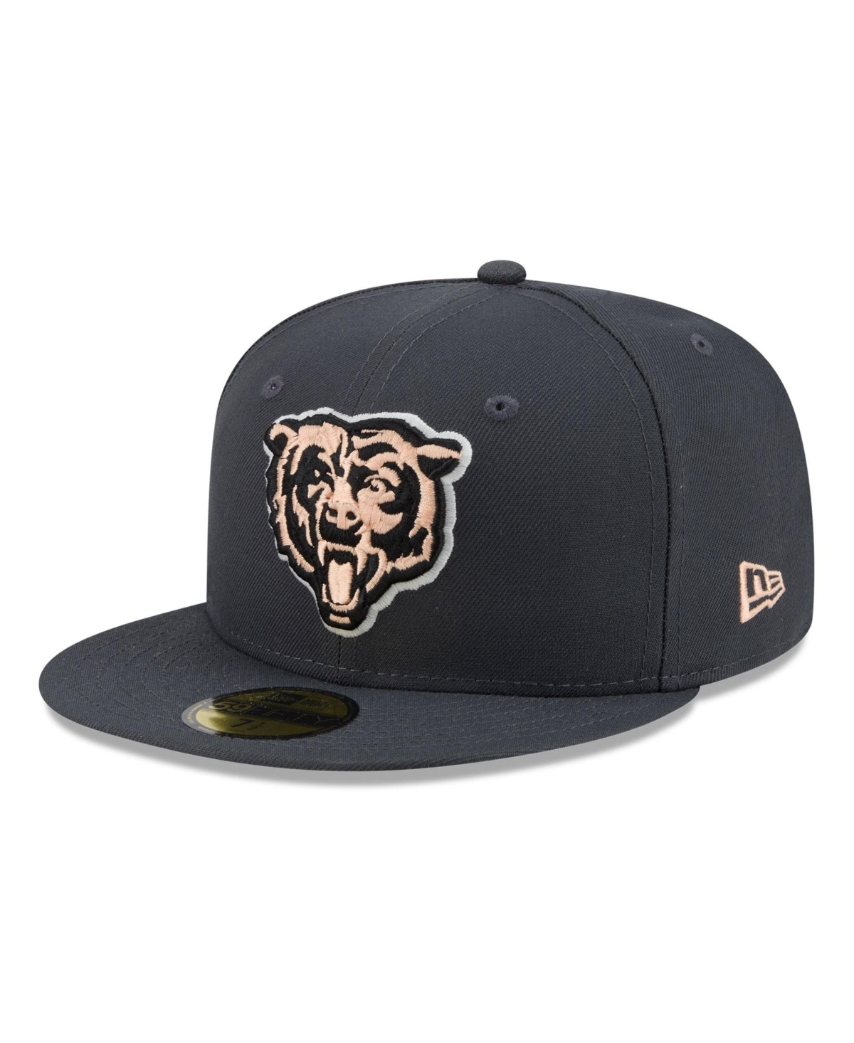New Era Men's Navy Chicago Bears Fall Glow 59FIFTY Fitted Hat - Gray