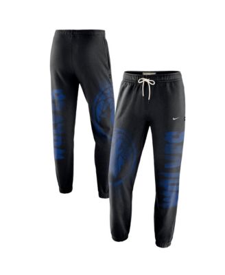 Men's Black, Blue Minnesota Timberwolves 2026 Game Theater Fleece Sweatpants