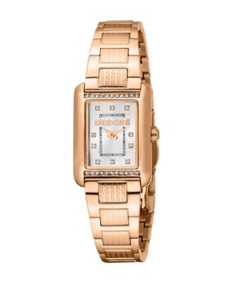 Women's Quartz Rose Gold Stainless Steel Bracelet Watch