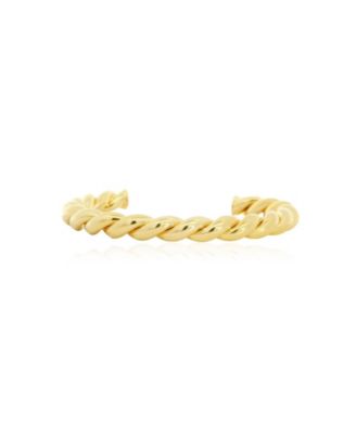 Women's Gold-Tone Twist Cuff Bangle