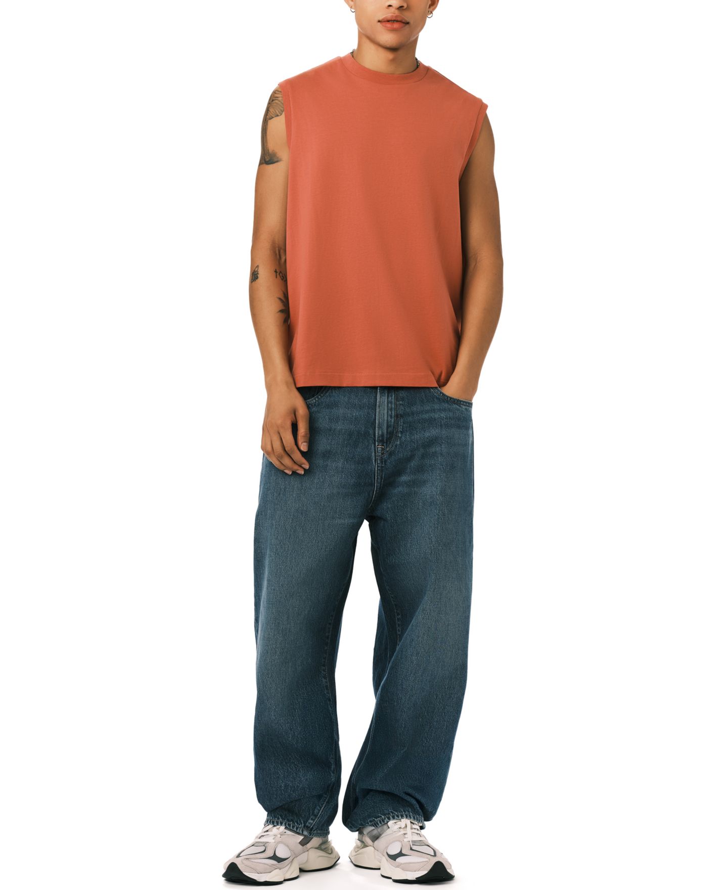 Мужской топ Buffalo David Bitton Relaxed-Fit Jersey, цвет: Минеральный красный — фото 2