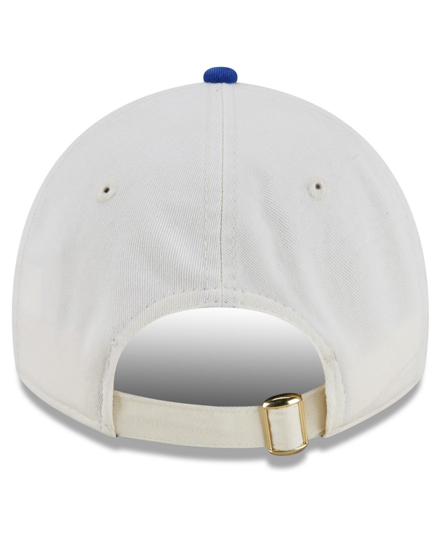 Мужская кепка New Era White, Blue New York Knicks 2026 Ring Ceremony Locker Room 9TWENTY Adjustable Hat — фото 4