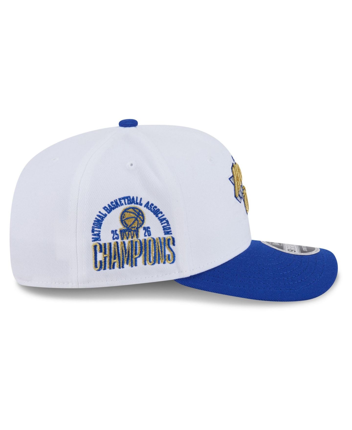 Мужская кепка New Era White, Blue New York Knicks 2026 Ring Ceremony 9SEVENTY Adjustable Hat — фото 8