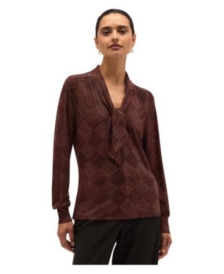 London Women's Tarini Tie Neck Top