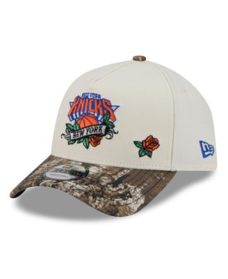 Men's Cream/Camo New York Knicks Rose Banner 9FORTY A-Frame Adjustable Hat