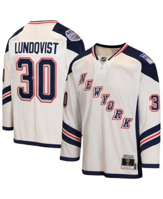 Big Boys' and Girls' Henrik Lundqvist White New York Rangers 2014 Stadium Series Power Play Jersey