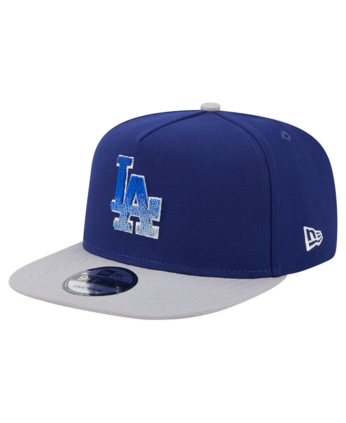 New Era Men's Royal/Gray Los Angeles Dodgers Chenille Gradient A-Frame 9FIFTY Snapback Hat - Royal, Gray