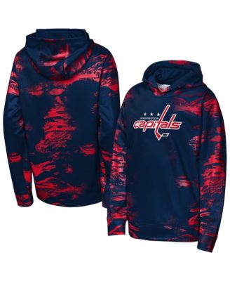 Big Boys' and Girls' Navy Washington Capitals Team Dynamics Hoodie