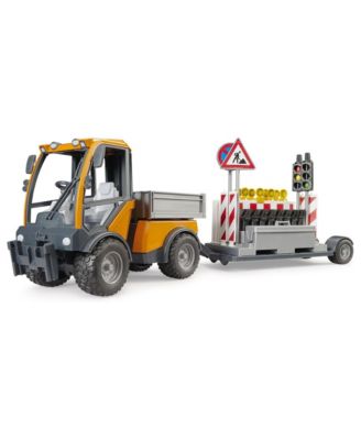1/16 Scale VarioCar Traffic Safety Truck with Detachable Trailer and Traffic Signs