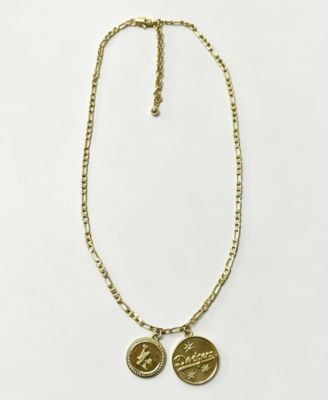 Los Angeles Dodgers Double Coin Logo Necklace