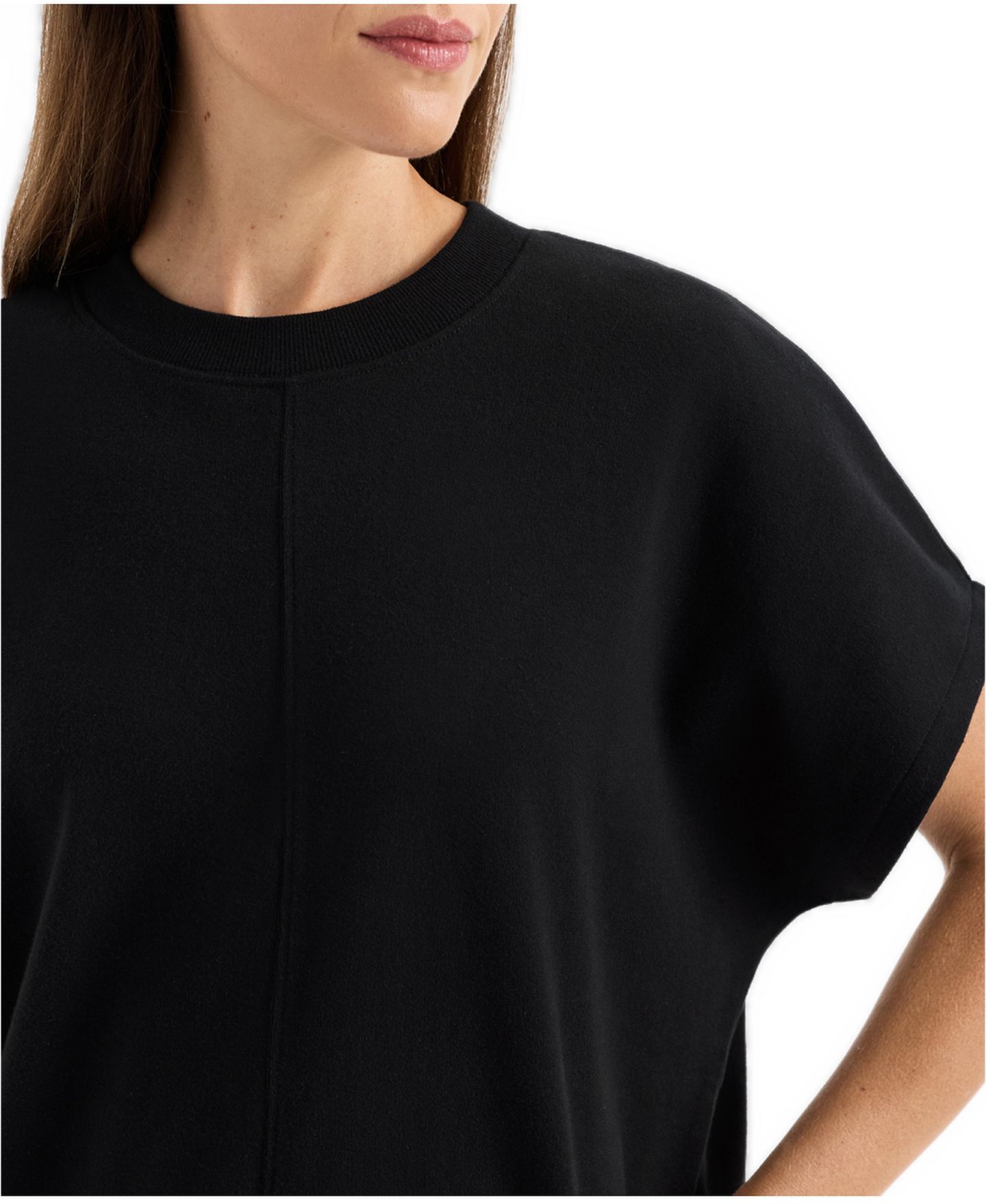 Женская футболка Pact Airplane Organic Cotton Relaxed-Fit Dolman-Sleeve, цвет: Чёрный — фото 4