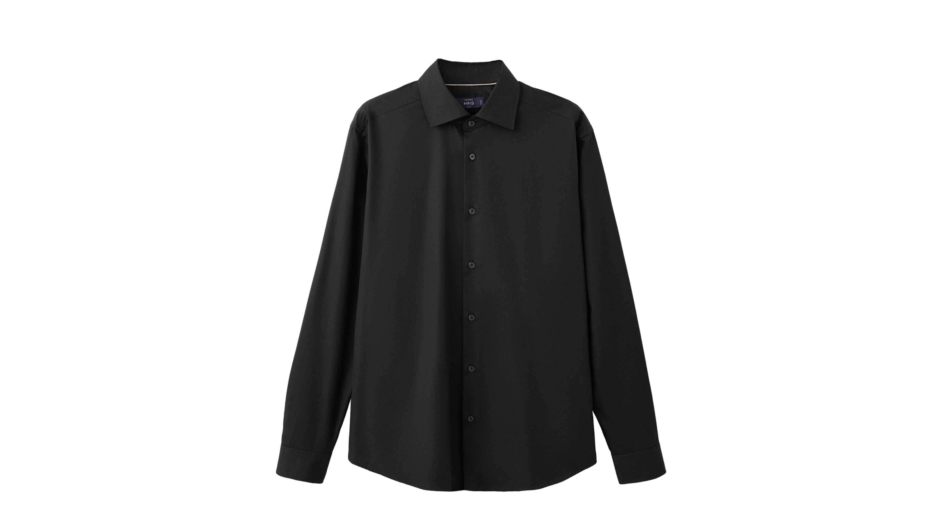 Mango Men's Camisa Nova Slim-Fit Spread-Collar Dress Shirt