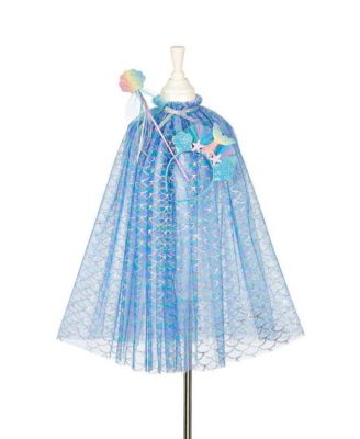 Kids' 4-16 Marlya Mermaid Cape, Tiara and Wand, 3-Piece Set