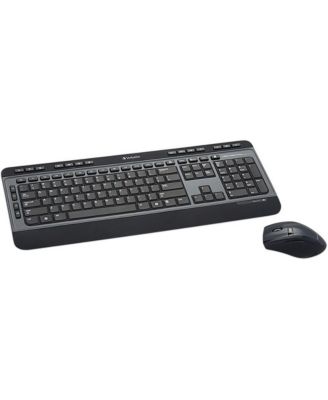 Wireless Multimedia Keyboard and 6-Button Mouse Combo for Windows and Mac