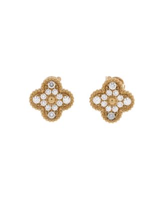 Pre-Owned Van Cleef and Arpels Vintage Alhambra Earrings