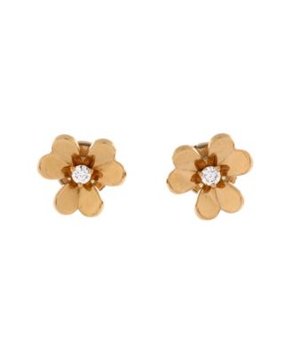 Pre-Owned Van Cleef and Arpels Frivole Stud Earrings