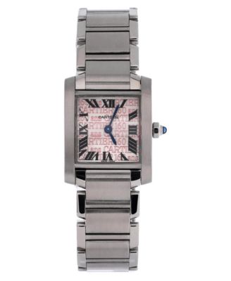 160 Limited Edition Tank Francaise Quartz Watch in Stainless Steel 20mm