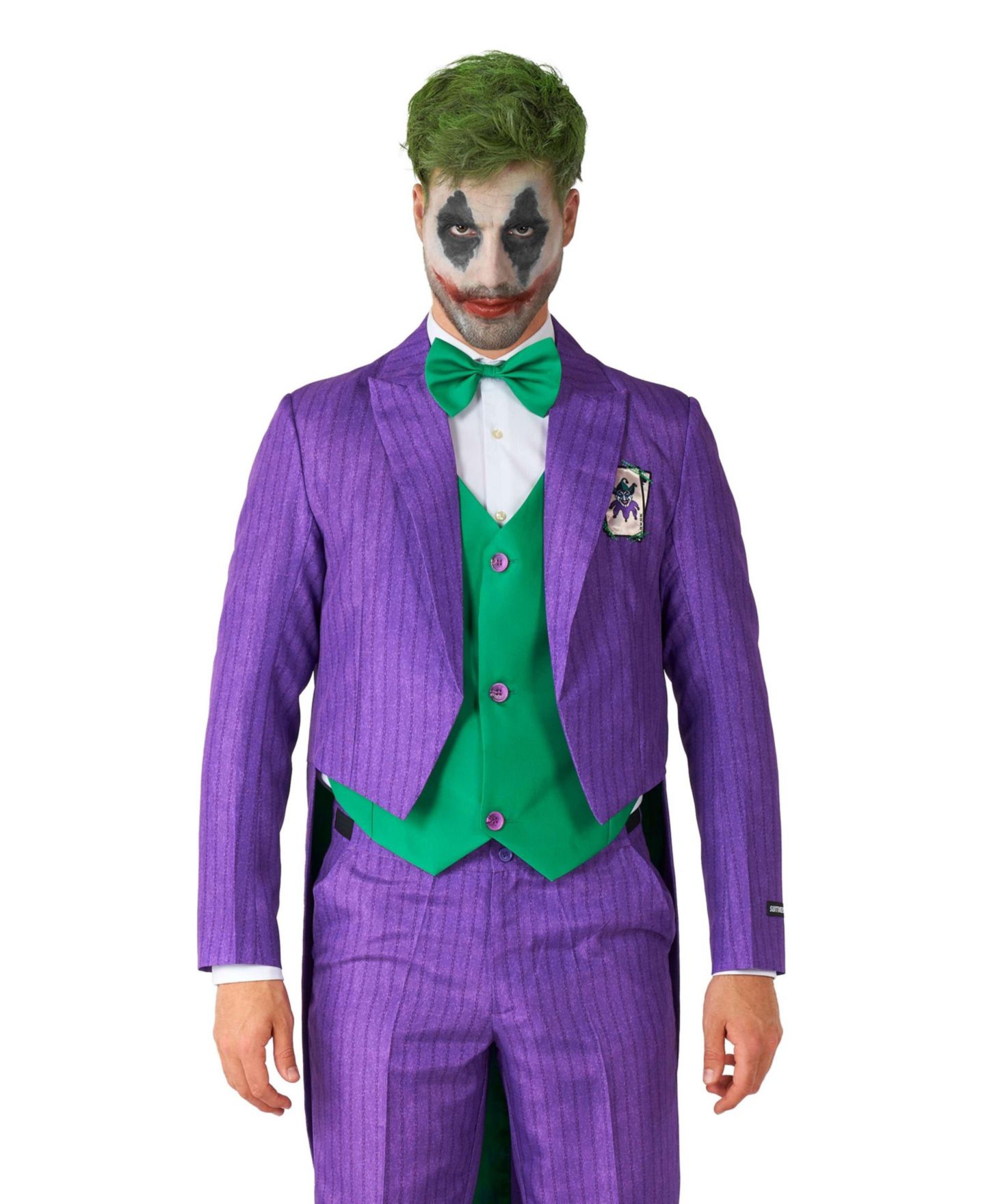 Suitmeister Men's Official DC Comics Joker Tailcoat Costume Suits, цвет: Фиолетовый — фото 3