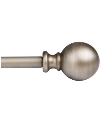 D3 3/4-Inch Adjustable Decorative Curtain Rod, 48-86 Inches, Single Set