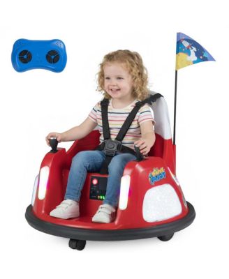 Happy Jump Remote Operation 5-Point Seat Belt Bumper Car, Ages 18-72 Months