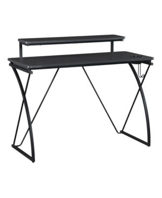 Wooden Desks with Hutches in Composite MDF and Steel Frame