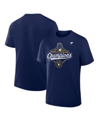 Men's Navy Milwaukee Brewers 2026 World Series Champions Logo T-shirt