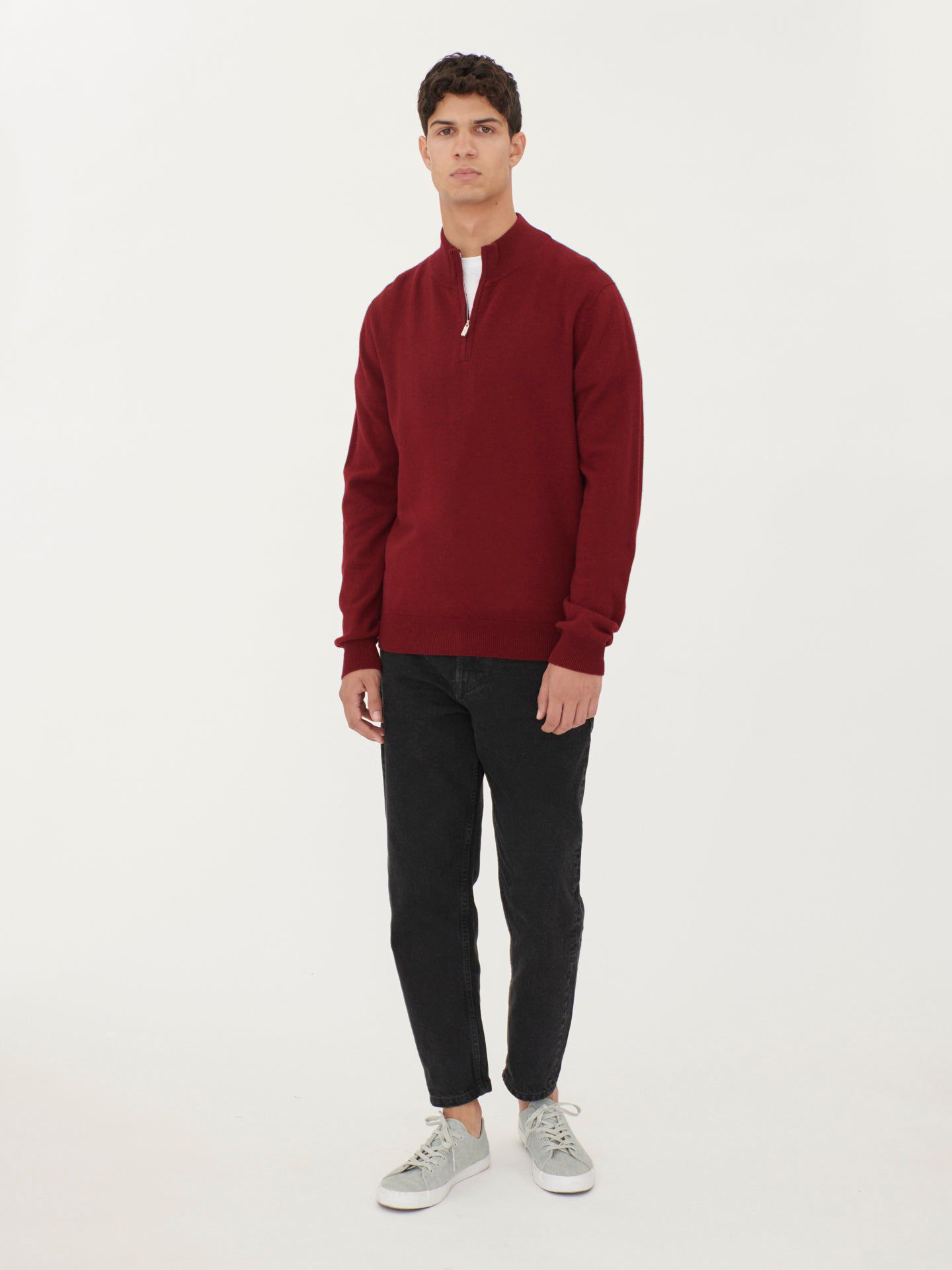 Мужской свитер Gobi Cashmere Half-Zip Lightweight — фото 4