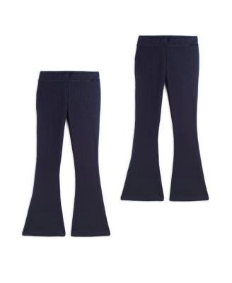Girls XS - XXL Flared Leggings 2 Pack