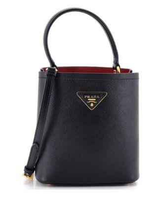 Small Panier Bucket Bag Saffiano Leather