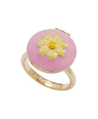 Vintage-Inspired Hair Dryer and Curler Locket Ring