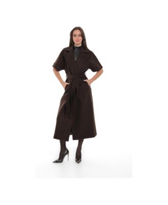 Women's Evelyn Structured Short-Sleeve Coat
