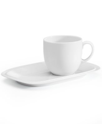 Denby - "White Sqaures" Buffet Saucer
