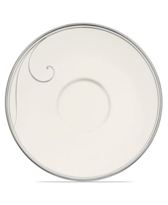 Noritake - "Platinum Wave" Saucer