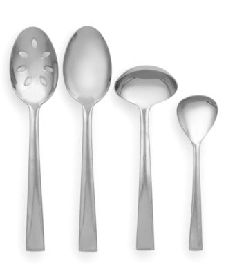 Lenox Continental Dining 4-Piece Hostess Set - Macy LENOX Continental Dinning 3 PC Serving Hostess Set Stainless Flatware NIB main image 0