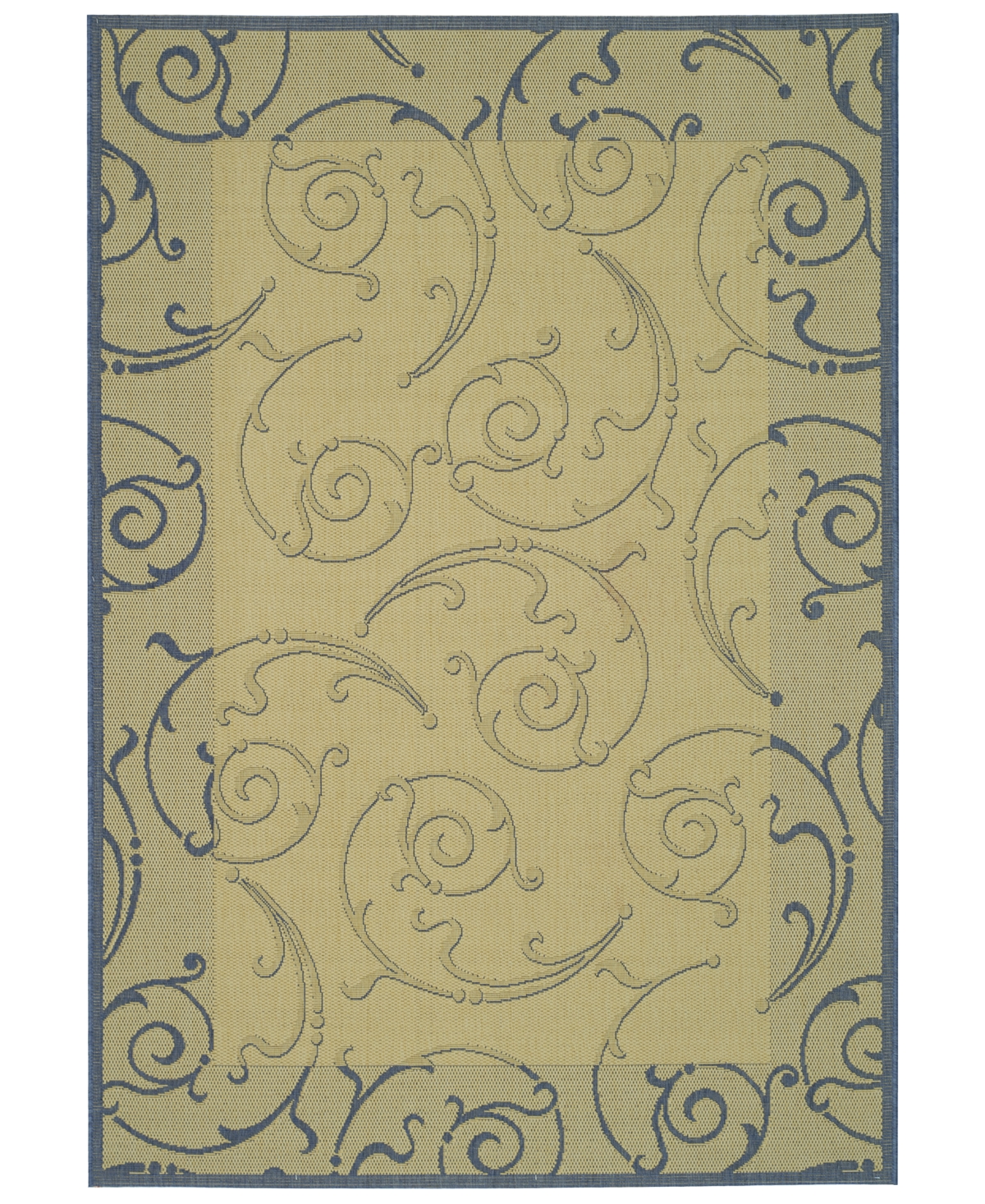 Manufacturer'S Closeout! Safavieh inCourtyardin Indoor/Outdoor CY2829-1E01 Beige/Olive Area Rug, 4' x 5' 7in - Beige/Olive