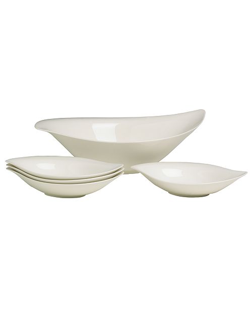 Villeroy Boch Dinnerware New Cottage 5 Piece Pasta Salad Set
