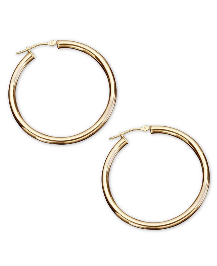 Macy's - 14k Gold Hoop Earrings