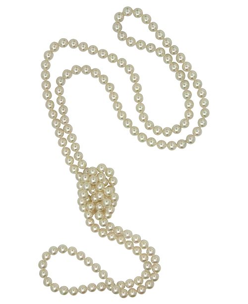 Majorica Pearl Necklace Organic Man Made Pearl Endless Rope Reviews Necklaces Jewelry Watches Macy S