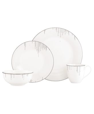 Lenox - Dinnerware, Platinum Ice 4-Piece Place Setting