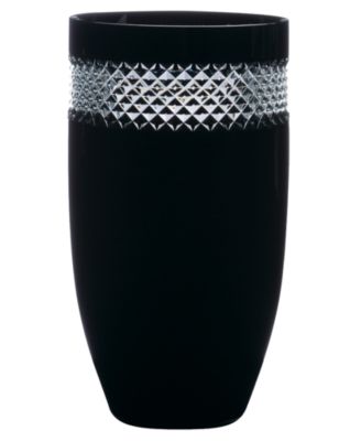 Waterford - Vase, Black Cut