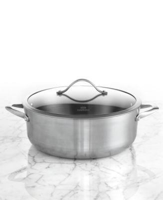 Calphalon Classic Stainless Steel 5 Qt. Covered Dutch Oven - Macy's