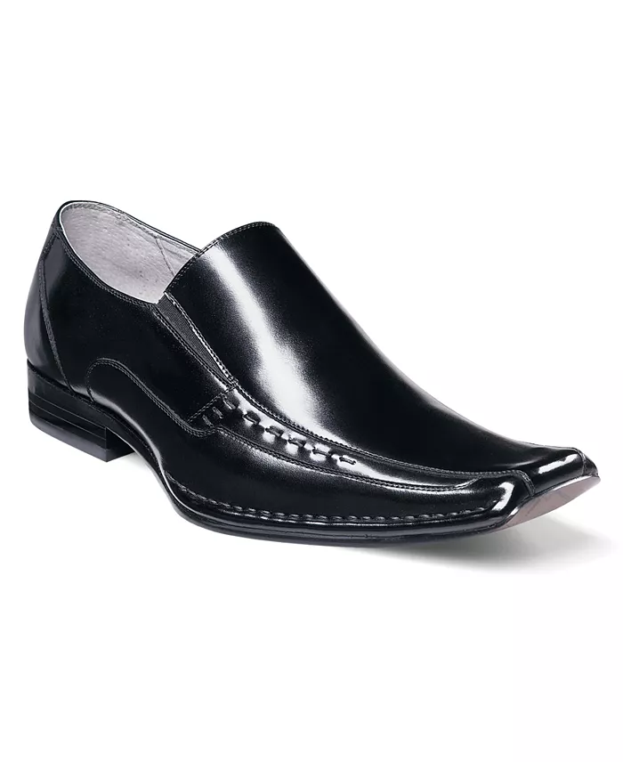 Men's Templin Leather Bike Square-Toe Loafers
