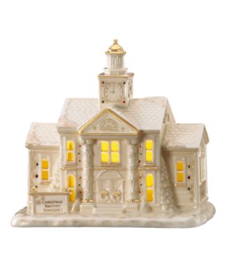 Lenox - Mistletoe Park Town Hall with Clock Tower