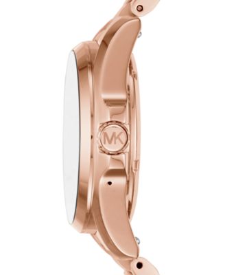 Michael Kors Women's Access Bradshaw Digital Rose Gold-Tone